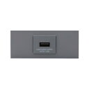 ###β神保電器 配線器具【KAG-1710SG】ソリッドグレー NKシリーズ 家具・機器用 USBコンセントセット (シボ加工品) 受注生産