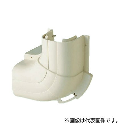 未来工業 エアコン配管材【GKAM-70M】ミルキーホワイト ダクト曲ガリ 70型 カラーねじ付