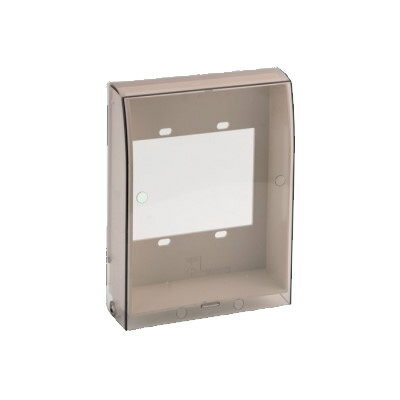 未来工業 エアコン配管材【WBKS-2M】ミルキーホワイト プロテクトカバー (屋内用スリム) L型プラグ用 自己消火性 二連用