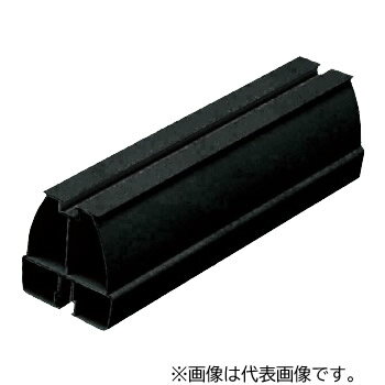 未来工業 エアコン配管材【GKB-450K】黒 固定ブロック 高さ100mm 長さ450mm