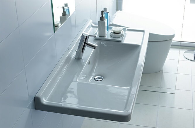 CERA/セラ 洗面・手洗【DV030410R-00】スタルク3 (洗面器のみ) 洗面器 ホワイト 1050×485〔EI〕