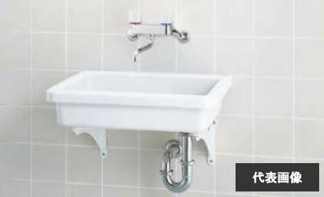 INAX/LIXIL【S-5/BW1】ピュアホワイト 流し本体のみ バック無小形流し オーバーフローなし〔IE〕