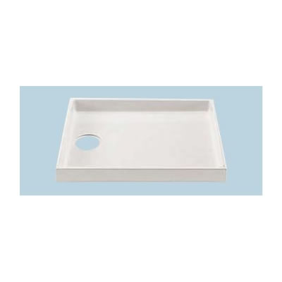 INAX/LIXIL 洗濯機パン【PF-8064AL/FW1-BL】ホワイト 左排水 800×640×82 BL認定品〔IE〕