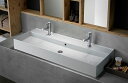CERA/セラ 洗面・手洗【SB5107】TR2シリーズ (洗面器のみ) 取付ボルト付 ホワイト 1200×460〔EI〕
