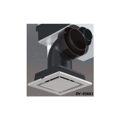 東芝(日本キヤリア) 換気扇部材【DV-05KK1】トータル換気システム システム関連専用部材 エルボ付給排気グリル〔IF.F〕