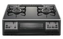 ####♪ノーリツ テーブルコンロ【NLW2290ACBA】ガラスコートトップ(クリアパールブラック) 無水両面焼グリル 59cmタイプ 2口 ブラックフェイス