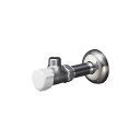 KVK 水栓金具【KU320KN75】アングル形止水栓 給水管75mm 銅パイプ・ナットなし〔GA〕