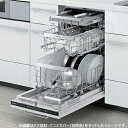 ###パナソニック 【NP-45EF1WPE】ビルトイン食器洗い乾燥機 フロントオープンタイプ ドアフル面材型 幅45cm ドア面材・ケコミカバー別売〔ED〕