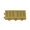 ####u.ミヅシマ工業 【402-1870】ブラシマットA 中フチ- ベージュ 75×150mm