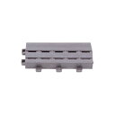 ####u.ミヅシマ工業 【420-0360】クロスラインマットエース 中フチ- グレー 75×150mm(3)