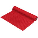 ####u.ミヅシマ工業 【411-1240】ダイヤマットグリッド レッド 920mm×10m