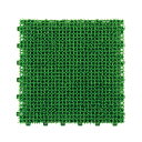 ####u.ミヅシマ工業 【440-0100】ジョイント人工芝生 ホームタイプ 本体 グリーン 300×300mm