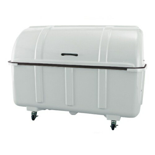 ####u.カイスイマレン【J1500BC】ジャンボステーション Jシリーズ 分別仕様 キャスター付 分別仕切板1枚付 容量約1500L 組立仕様 グレー