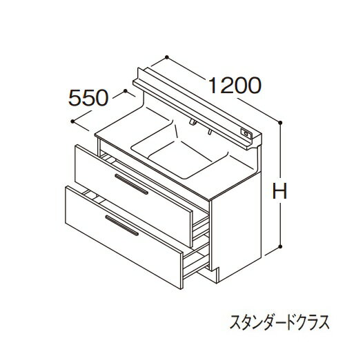 ###TOTO yLDSFB120BCGDN1Azʉϑ X^_[h IN^[u 2io Ȃ JE^[800mm Ԍ1200mm ʒn 󒍐YkGAl