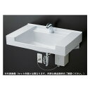 ###TOTO セット品番【MVRS45S#NW1+TLE25SS1A】壁掛洗面器 カウンター一体形 ホワイト 台付自動水栓(単水栓・AC100V) アクアオー...