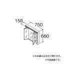 ###TOTO 【LMFM075B3GLC1G】ホワイト 化粧鏡 オクターブスリム 三面鏡 全高1800mm用 タッチレスワイドLED照明 エコミラーあり 間口...