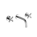 ###リラインス 【36712892-00(190mm)+3570097090(埋込部)】壁埋込型2バルブ洗面用混合栓 ドンブラハ TARA.(タラリファイン)...
