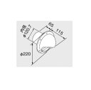 ♪ノーリツ 関連部材【0707165】Φ120ベンドトップ