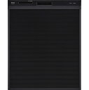 π###リンナイ 食器洗い乾燥機【RSW-D401A-B】ブラック 深型スライドオープン ぎっしりカゴタイプ 幅45cm スタンダード〔GA〕
