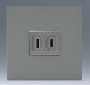 β神保電器 配線器具【HTL-1501】SG色 NKシリーズ HTL コンセントセット