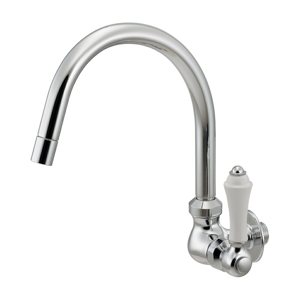 カクダイ【707-031-13】横形スワン水栓〔GB〕