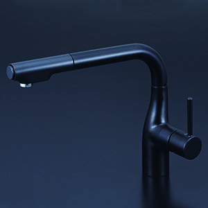 KVK 水栓金具【KM6101ZECM5】シングルレバー式シャワー付混合栓 吐水口回転規制160° 寒冷地用〔HB〕