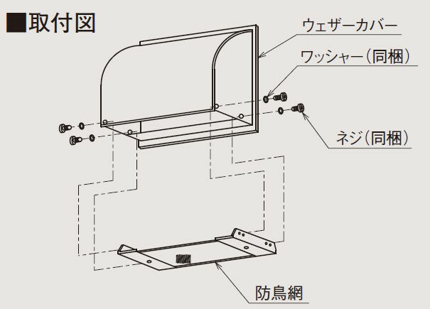 三菱 換気扇 部材【P-20CS4】ウェザーカバー用防鳥網(旧品番 P-20CS2)〔IF〕