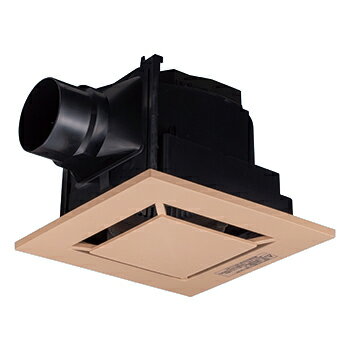 パナソニック 換気扇【FY-24JDKS8/89】天井埋込形換気扇 本体・ルーバーセット フラットパネル ライトブラウン 低騒音・大風量形(DCモータータイプ)〔IB〕