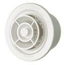 ▲●u.神栄ホームクリエイト【SRM-75NC】換気口部品 丸型レジスター(クーラーキャップ兼用) プラスチック成型網付 シルバーホワイト