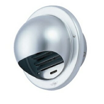 ▲●u.神栄ホームクリエイト【SK-AGF100】換気口部品 丸型フード付ガラリ ステンレス網付 アルミ シルバー