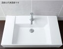 INAX/LIXIL サティス洗面器【YL-A558TC(C)V】ベッセル式 単水栓 壁給水 壁排水(Pトラップ)〔HC〕