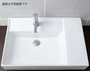 INAX/LIXIL サティス洗面器【YL-A557LFYNC(C)V】ベッセル式 シングルレバー混合水栓吐水口引出式(エコハンドル) 壁給水 壁排水(Pトラッ...