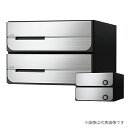####u.ナスタ/Nasta【KS-MB5102PU-2R】ポスト 前入後出 屋内タイプ ラッチ錠 戸数2