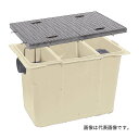 ###前澤化成工業 【GT-N1125P(T-6メッキ蓋)】グリーストラップ パイプ流入埋設型 GT-P FRP製 中荷重 受注生産〔HC〕