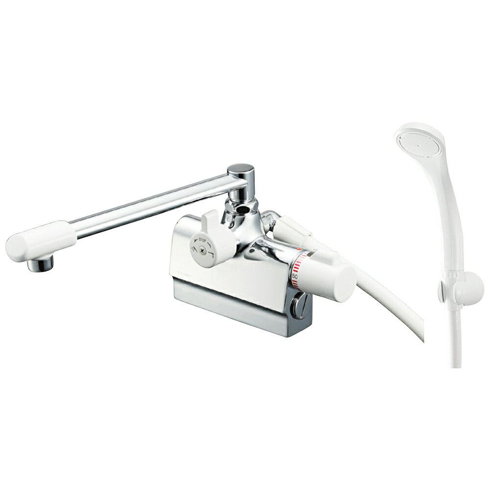 π三栄水栓/SANEI 水栓金具【SK78D-W-13】サーモデッキシャワー混合栓〔FA〕