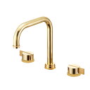 ###≧三栄水栓/SANEI 水栓金具【K5541N-NCU-13】ツーバルブ洗面混合栓(共用形) ブラス 受注生産〔EA〕