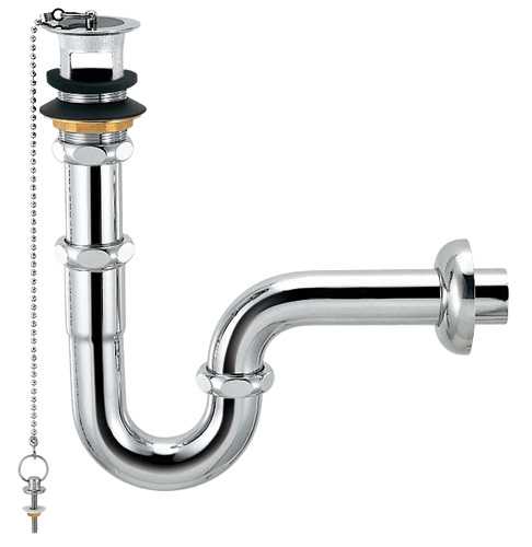 カクダイ【4337-25】横穴つきPトラップ〔HE〕