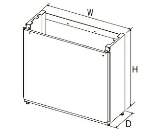 ####ψパロマ 給湯器 オプション部材【SDPH-1EM 450L】(52416) 据置台