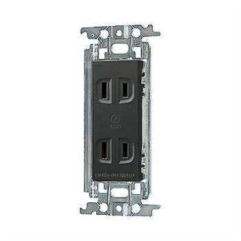 §§パナソニック 配線器具【WTF1502HK】(グレー) 埋込ダブルコンセント(金属枠付)