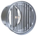 西邦工業【STD125TSCBL】縦内向ガラリ型 水切り付 防火ダンパー付外壁用ステンレス換気口 フラットグリル〔HF〕