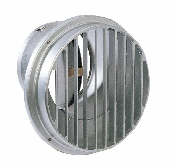 西邦工業【STD150HC】厚型・偏芯縦ガラリ・低圧損・防火ダンパー付外壁用アルミ製換気口・ベントキャッ..