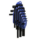 ∀藤原産業 【NO.22 ミリ B】SK11 六角棒レンチセット 10本組 (4977292266062)