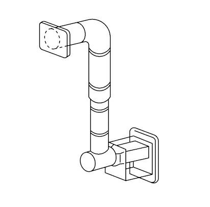 リンナイ ガスふろがま 部材【68S2 UNC】(20-5795) チャンバートップ68S2 ユニットバス用〔GF〕
