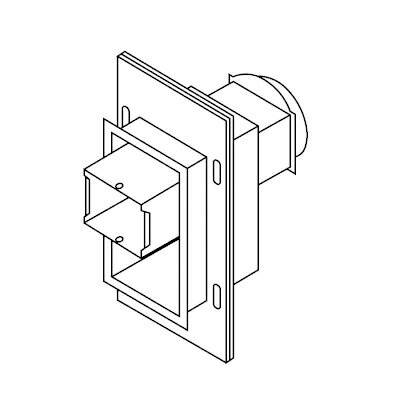 リンナイ ガスふろがま 部材【68S2 AT WSC】(20-5841) 後付チャンバートップ68S2 サッシ・PC・木枠用〔..
