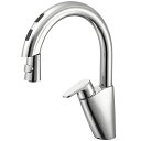 ###三栄水栓/SANEI 【AEK8700E】シングル混合栓(音声認識&センサー式) AQUVOI+ 受注生産〔FA〕