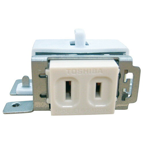 東芝(日本キヤリア) 換気扇部材【BCT-1】ビルトインコンセント〔IF.F〕