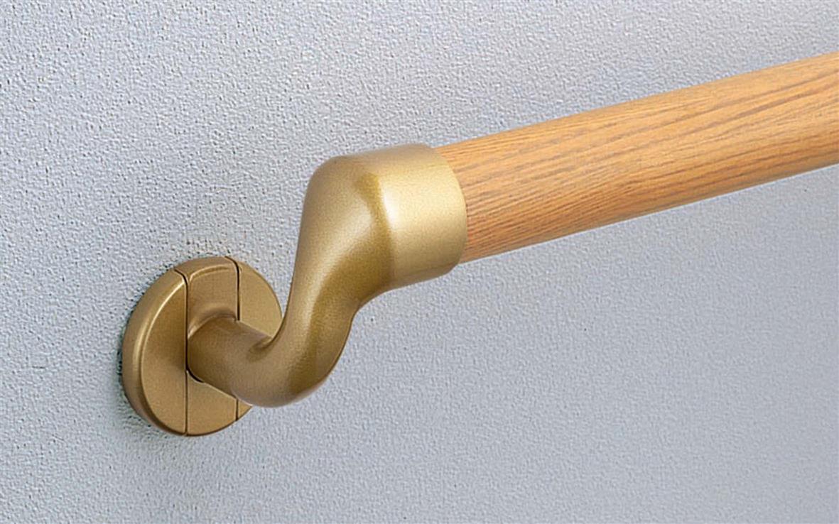 TOTO フリースタイル手すり用部材【EWT10BE35LA】L付エンドブラケット (Lタイプ) (旧品番 EWT10BE35LZ)〔GJ〕