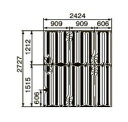 ####コロナ【SUP-A2724HC】床暖房用フロアマット 2,727×2,424×12mm〔FA〕