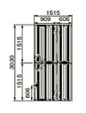 ####コロナ【SUP-A3015HC】床暖房用フロアマット 3,030×1,515×12mm〔FA〕