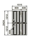 ####コロナ【SUP-A2415HC】床暖房用フロアマット 2,424×1,515×12mm〔FA〕
